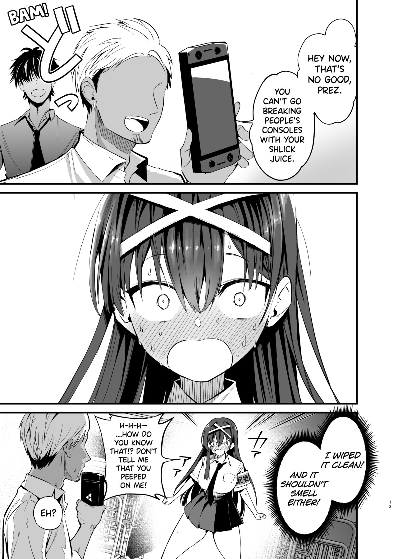 Hentai Manga Comic-The Fall of the Morals Committee President-Read-12